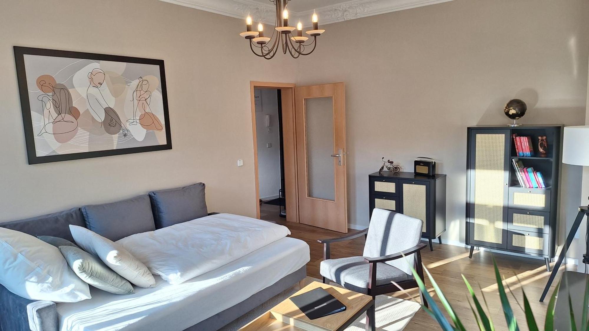 Stylisches Appartement Im Jugendstil-Viertel Κέμνιτς Εξωτερικό φωτογραφία
